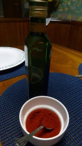 Oliva y pimenton