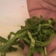Técnicas de corte: vegetales de hoja